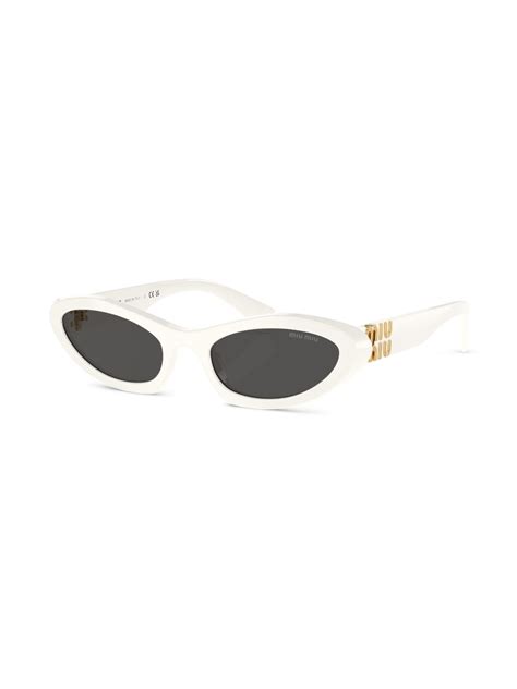 iggy azalea miu miu sunglasses white frames cat eye|White Cat.